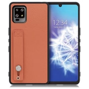 WORK26AO-FM-ZERO6 [LOOF Hold-Shell AQUOS zero6用 本革スマホケース/ホールドベルト付き フラミンゴ]