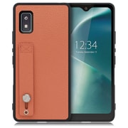 WORK26AO-FM-AWISH [LOOF Hold-Shell AQUOS wish/wish2用 本革スマホケース/ホールドベルト付き フラミンゴ]