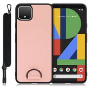 WORK37GG-RS-PX4XL [LOOF Strap-Shell Google Pixel 4 XL用 首掛けスマホケース/ネックストラップ付き ダースティローズ]