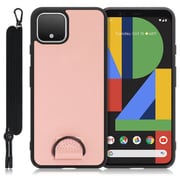 WORK37GG-RS-PX4 [LOOF Strap-Shell Google Pixel 4用 首掛けスマホケース/ネックストラップ付き ダースティローズ]