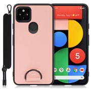 WORK37GG-RS-GPX5 [LOOF Strap-Shell Google Pixel 5用 首掛けスマホケース/ネックストラップ付き ダースティローズ]