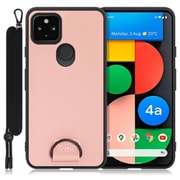 WORK37GG-RS-GPX4A5G [LOOF Strap-Shell Google Pixel 4a（5G）用 首掛けスマホケース/ネックストラップ付き ダースティローズ]