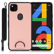 WORK37GG-RS-GPX4A [LOOF Strap-Shell Google Pixel 4a用 首掛けスマホケース/ネックストラップ付き ダースティローズ]
