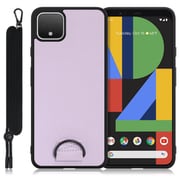 WORK37GG-PL-PX4XL [LOOF Strap-Shell Google Pixel 4 XL用 首掛けスマホケース/ネックストラップ付き ラベンダーパープル]