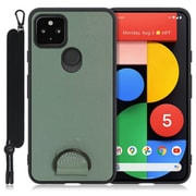 WORK37GG-GN-GPX5 [LOOF Strap-Shell Google Pixel 5用 首掛けスマホケース/ネックストラップ付き ホーリーグリーン]