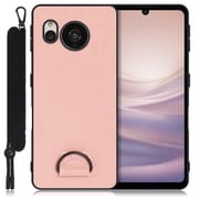 WORK37AO-RS-ASE7 [LOOF Strap-Shell AQUOS sense7用 首掛けスマホケース/ネックストラップ付き ダースティローズ]