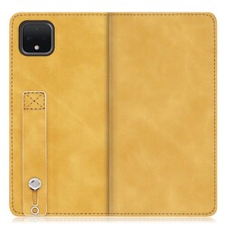 WORK42GG-YL-PX4XL [LOOF Hold-Lite Google Pixel 4 XL用 ベルト付きスマホケース/スタンド機能＆カードポケット付き ゴールデンイエロー]