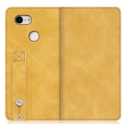 WORK42GG-YL-PX3 [LOOF Hold-Lite Google Pixel 3用 ベルト付きスマホケース/スタンド機能＆カードポケット付き ゴールデンイエロー]