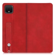 WORK42GG-RD-PX4XL [LOOF Hold-Lite Google Pixel 4 XL用 ベルト付きスマホケース/スタンド機能＆カードポケット付き ロイヤルレッド]