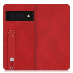 WORK42GG-RD-GPX6P [LOOF Hold-Lite Google Pixel 6 Pro用 ベルト付きスマホケース/スタンド機能＆カードポケット付き ロイヤルレッド]