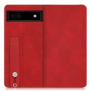 WORK42GG-RD-GPX6A [LOOF Hold-Lite Google Pixel 6a用 ベルト付きスマホケース/スタンド機能＆カードポケット付き ロイヤルレッド]