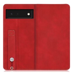 WORK42GG-RD-GPX6 [LOOF Hold-Lite Google Pixel 6用 ベルト付きスマホケース/スタンド機能＆カードポケット付き ロイヤルレッド]