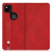 WORK42GG-RD-GPX4A [LOOF Hold-Lite Google Pixel 4a用 ベルト付きスマホケース/スタンド機能＆カードポケット付き ロイヤルレッド]