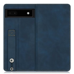 WORK42GG-BU-GPX6A [LOOF Hold-Lite Google Pixel 6a用 ベルト付きスマホケース/スタンド機能＆カードポケット付き クラシックブルー]
