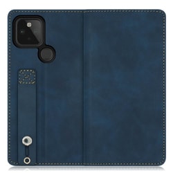 WORK42GG-BU-GPX4A5G [LOOF Hold-Lite Google Pixel 4a用 (5G) ベルト付きスマホケース/スタンド機能＆カードポケット付き クラシックブルー]