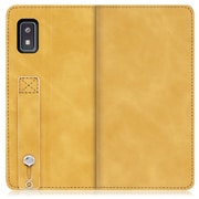 WORK42AO-YL-AWISH [LOOF Hold-Lite AQUOS wish/wish2用 ベルト付きスマホケース/スタンド機能＆カードポケット付き ゴールデンイエロー]