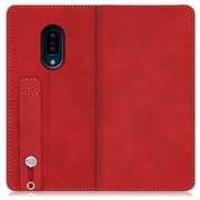 WORK42AO-RD-ZERO2 [LOOF Hold-Lite AQUOS zero2用 ベルト付きスマホケース/スタンド機能＆カードポケット付き ロイヤルレッド]