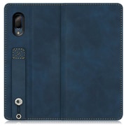 WORK42AO-BU-SEN3P [LOOF Hold-Lite AQUOS sense3 plus用 ベルト付きスマホケース/スタンド機能＆カードポケット付き クラシックブルー]