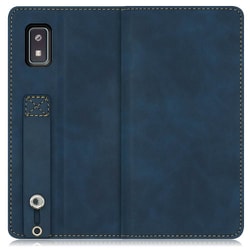 WORK42AO-BU-AWISH [LOOF Hold-Lite AQUOS wish/wish2用 ベルト付きスマホケース/スタンド機能＆カードポケット付き クラシックブルー]