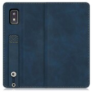 WORK42AO-BU-AWISH [LOOF Hold-Lite AQUOS wish/wish2用 ベルト付きスマホケース/スタンド機能＆カードポケット付き クラシックブルー]