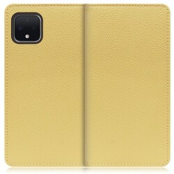 WORK47GG-YL-PX4 [LOOF Book Google Pixel 4用 本革スマホケース/スタンド機能＆カードポケット付き ジャスミンイエロー]