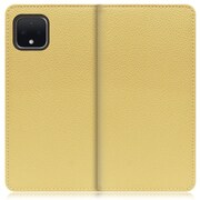 WORK47GG-YL-PX4 [LOOF Book Google Pixel 4用 本革スマホケース/スタンド機能＆カードポケット付き ジャスミンイエロー]
