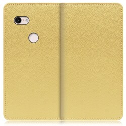 WORK47GG-YL-PX3XL [LOOF Book Google Pixel 3 XL用 本革スマホケース/スタンド機能＆カードポケット付き ジャスミンイエロー]