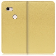 WORK47GG-YL-PX3XL [LOOF Book Google Pixel 3 XL用 本革スマホケース/スタンド機能＆カードポケット付き ジャスミンイエロー]