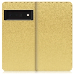 WORK47GG-YL-GPX6P [LOOF Book Google Pixel 6 Pro用 本革スマホケース/スタンド機能＆カードポケット付き ジャスミンイエロー]