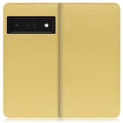 WORK47GG-YL-GPX6P [LOOF Book Google Pixel 6 Pro用 本革スマホケース/スタンド機能＆カードポケット付き ジャスミンイエロー]