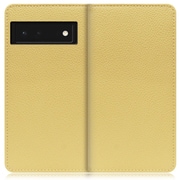 WORK47GG-YL-GPX6 [LOOF Book Google Pixel 6用 本革スマホケース/スタンド機能＆カードポケット付き ジャスミンイエロー]