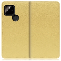 WORK47GG-YL-GPX5A5G [LOOF Book Google Pixel 5a（5G）用 本革スマホケース/スタンド機能＆カードポケット付き ジャスミンイエロー]