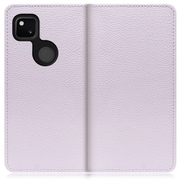 WORK47GG-PL-GPX4A [LOOF Book Google Pixel 4a用 本革スマホケース/スタンド機能＆カードポケット付き ラベンダー]