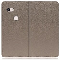 WORK47GG-GB-PX3XL [LOOF Book Google Pixel 3 XL用 本革スマホケース/スタンド機能＆カードポケット付き グレージュ]