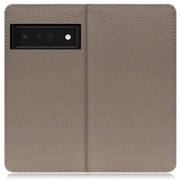 WORK47GG-GB-GPX6P [LOOF Book Google Pixel 6 Pro用 本革スマホケース/スタンド機能＆カードポケット付き グレージュ]