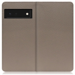 WORK47GG-GB-GPX6 [LOOF Book Google Pixel 6用 本革スマホケース/スタンド機能＆カードポケット付き グレージュ]