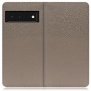 WORK47GG-GB-GPX6 [LOOF Book Google Pixel 6用 本革スマホケース/スタンド機能＆カードポケット付き グレージュ]