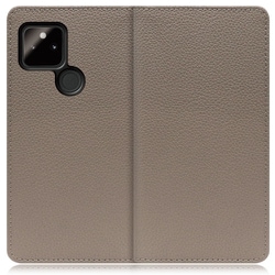 WORK47GG-GB-GPX5A5G [LOOF Book Google Pixel 5a（5G）用 本革スマホケース/スタンド機能＆カードポケット付き グレージュ]