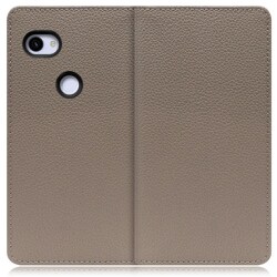 WORK47GG-GB-3AXL [LOOF Book Google Pixel 3a XL用 本革スマホケース/スタンド機能＆カードポケット付き グレージュ]