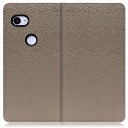 WORK47GG-GB-3A [LOOF Book Google Pixel 3a用 本革スマホケース/スタンド機能＆カードポケット付き グレージュ]