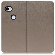 WORK47GG-GB-3A [LOOF Book Google Pixel 3a用 本革スマホケース/スタンド機能＆カードポケット付き グレージュ]