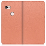 WORK47GG-FM-PX3XL [LOOF Book Google Pixel 3 XL用 本革スマホケース/スタンド機能＆カードポケット付き フラミンゴ]