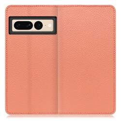 WORK47GG-FM-GPX7P [LOOF Book Google Pixel 7 Pro用 本革スマホケース/スタンド機能＆カードポケット付き フラミンゴ]