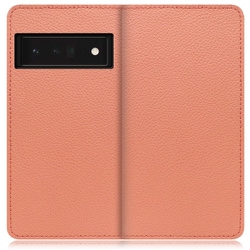 WORK47GG-FM-GPX6P [LOOF Book Google Pixel 6 Pro用 本革スマホケース/スタンド機能＆カードポケット付き フラミンゴ]
