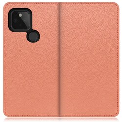 WORK47GG-FM-GPX5 [LOOF Book Google Pixel 5用 本革スマホケース/スタンド機能＆カードポケット付き フラミンゴ]