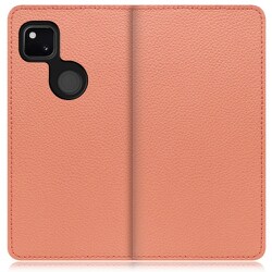 WORK47GG-FM-GPX4A [LOOF Book Google Pixel 4a用 本革スマホケース/スタンド機能＆カードポケット付き フラミンゴ]