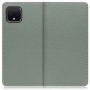 WORK47GG-DG-PX4 [LOOF Book Google Pixel 4用 本革スマホケース/スタンド機能＆カードポケット付き ダルグリーン]