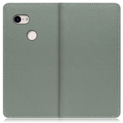 WORK47GG-DG-PX3 [LOOF Book Google Pixel 3用 本革スマホケース/スタンド機能＆カードポケット付き ダルグリーン]
