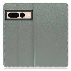WORK47GG-DG-GPX7P [LOOF Book Google Pixel 7 Pro用 本革スマホケース/スタンド機能＆カードポケット付き ダルグリーン]