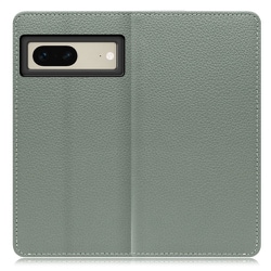 WORK47GG-DG-GPX7 [LOOF Book Google Pixel 7用 本革スマホケース/スタンド機能＆カードポケット付き ダルグリーン]